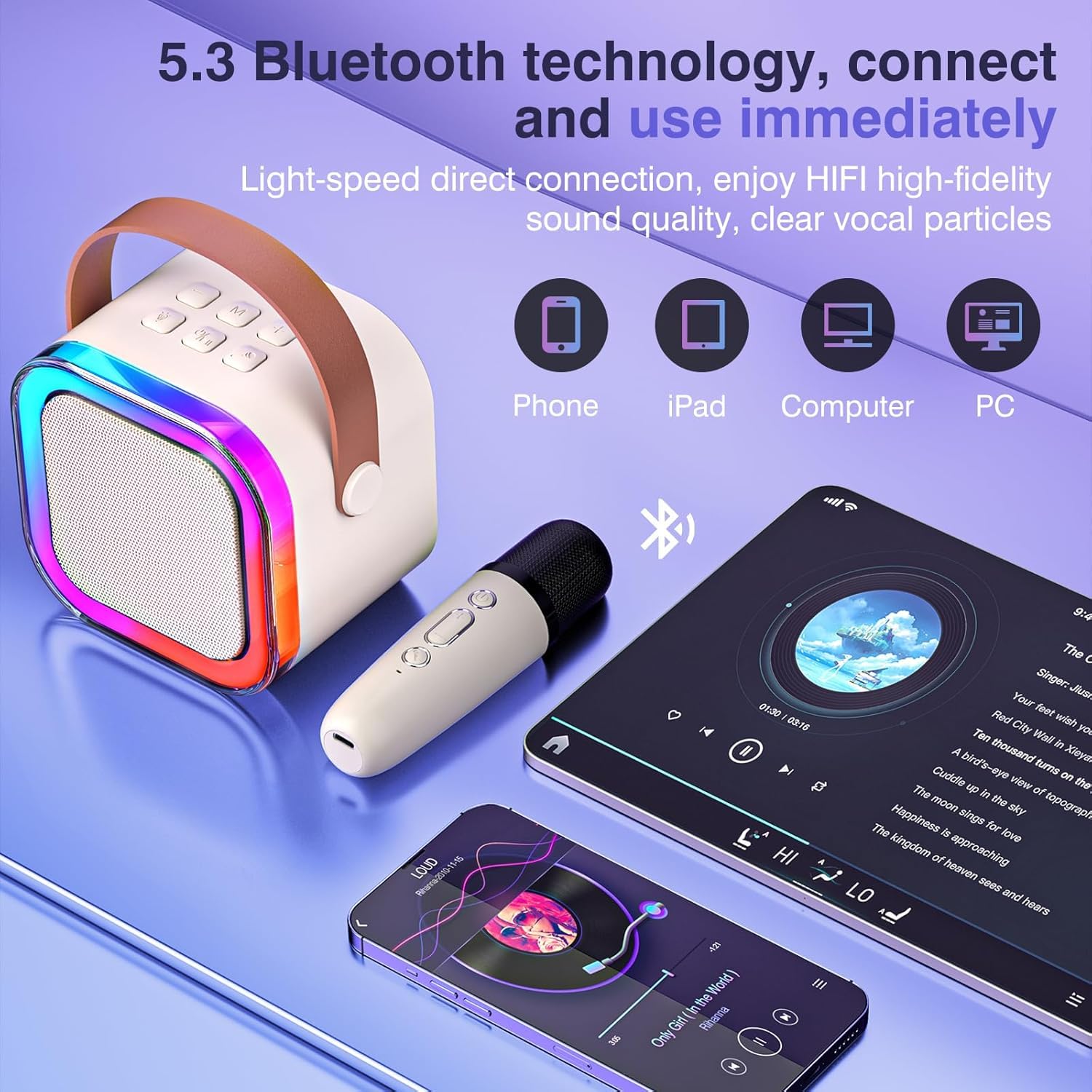 5.1 Wireless Karaoke Speaker- K12